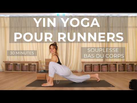 Yin Yoga pour Runners 30 minutes : Étirements profonds et Souplesse bas du corps en français