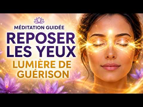 Méditation guidée pour reposer les yeux — Lumière de guérison