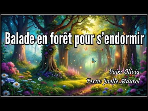 Méditation guidée du soir - Balade en forêt pour s'endormir